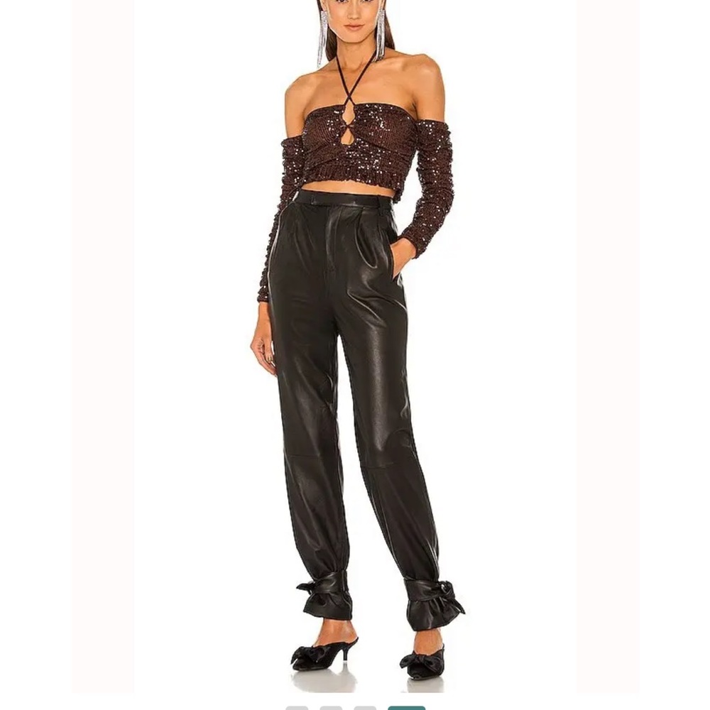 Lovers + Friends Seymour Leather Pants